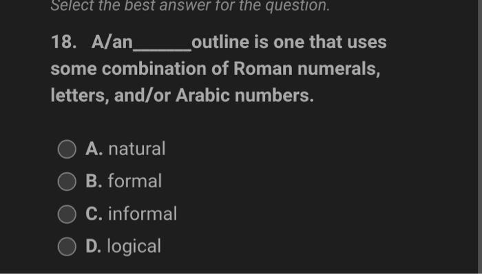 solved-20-what-do-all-outlines-whether-formal-or-informal-chegg