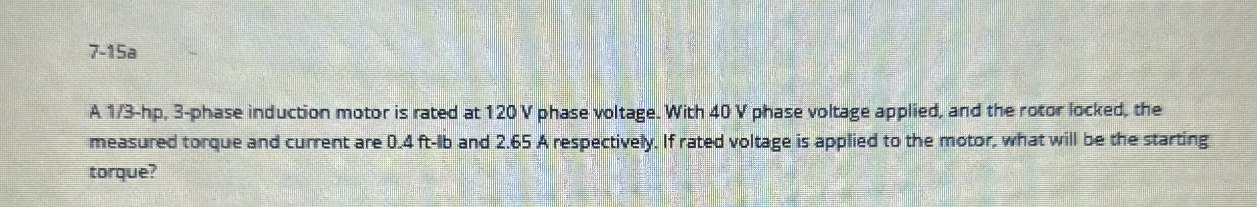 Solved 7-15aA 13-hp. 3-phase induction motor is rated at 120 | Chegg.com