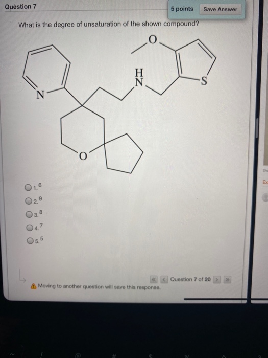 Solved Question 7 5 Points Save Answer What Is The Degree Of 6883