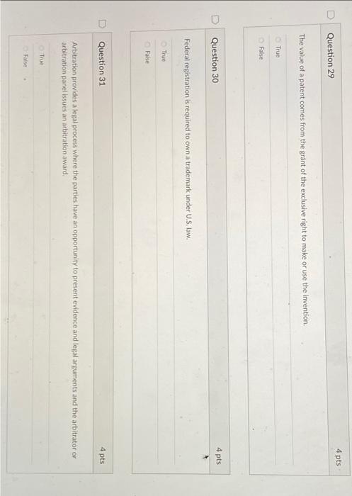 Solved 4 pts Question 19 In order to protect the | Chegg.com