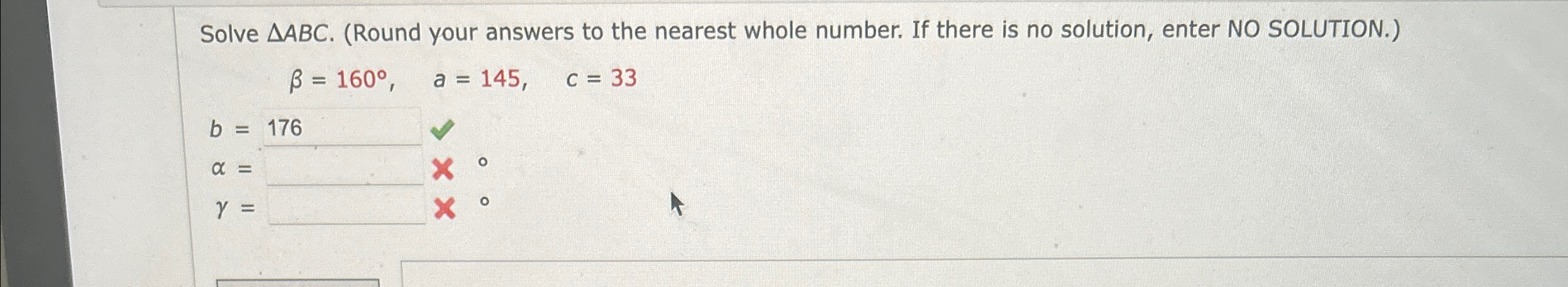 Solved Solve ????ABC. (Round your answers to the nearest | Chegg.com