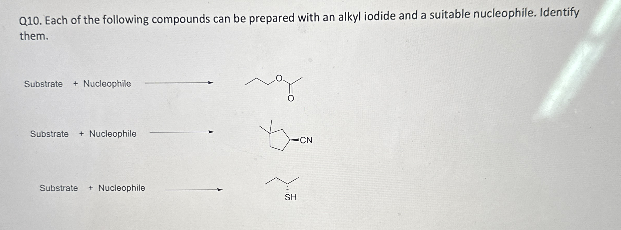 Solved Q10. ﻿Each of the following compounds can be prepared | Chegg.com