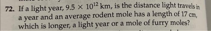 one light year is equal to 9.46 x10 12 km