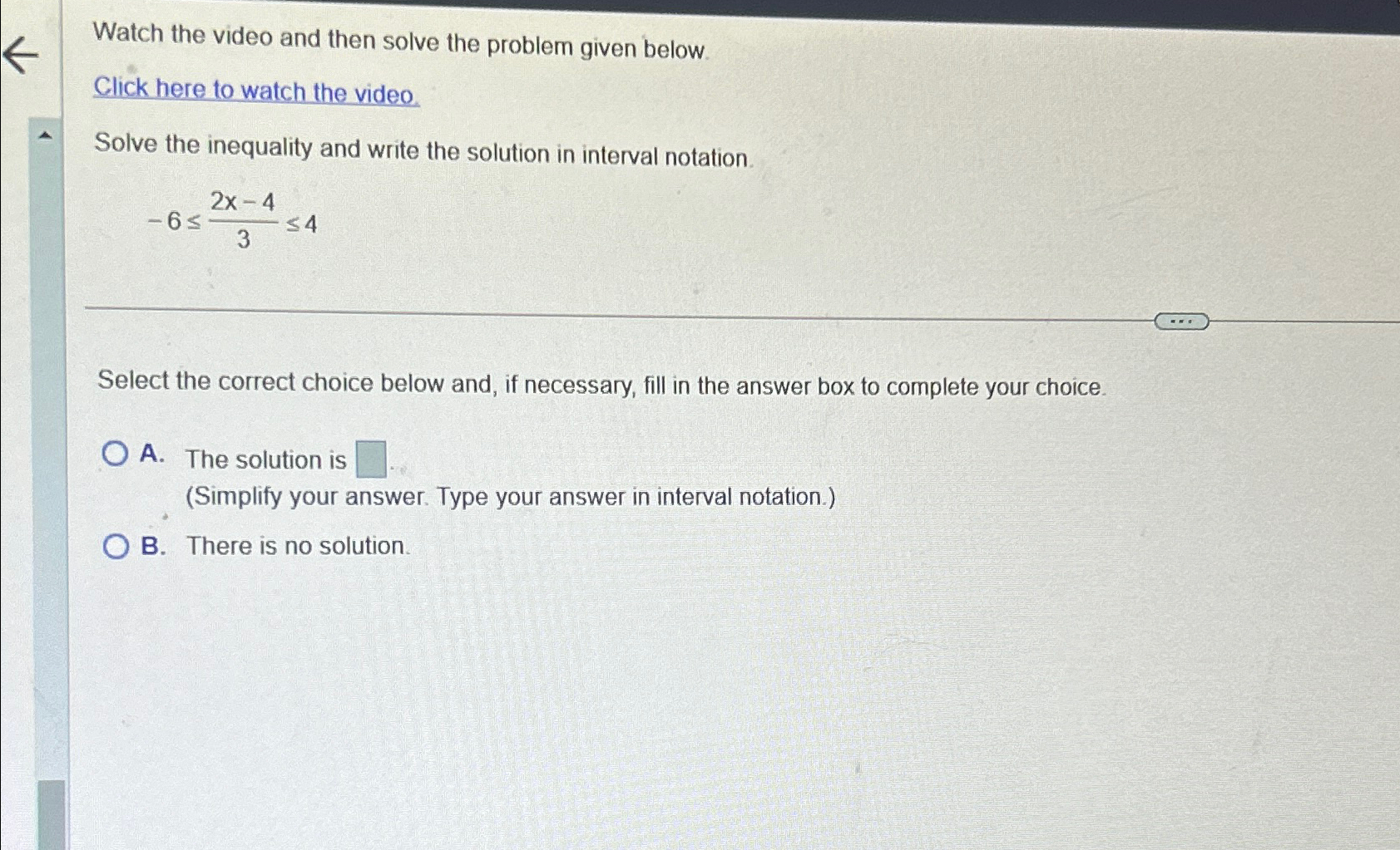 Solved Watch the video and then solve the problem given | Chegg.com