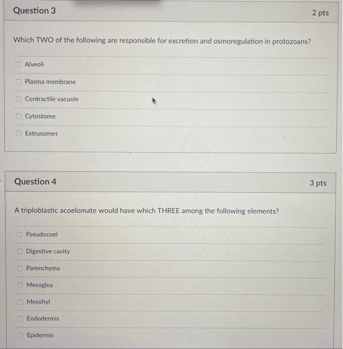 [Solved] systematics zoology Which TWO of the following are