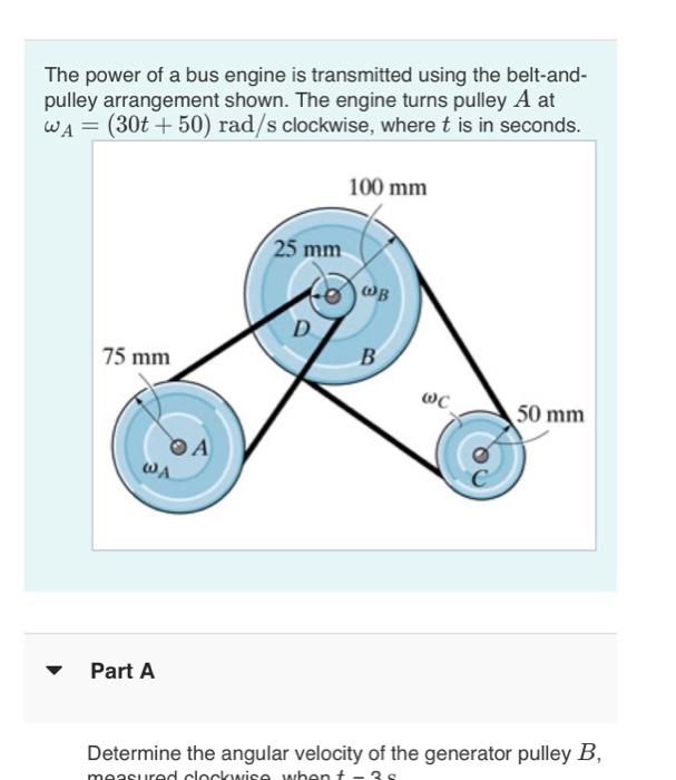 Solved The power of a bus engine is transmitted using the | Chegg.com