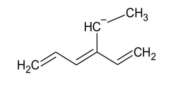 Solved Draw Three Resonance Structures Of The Following Ion