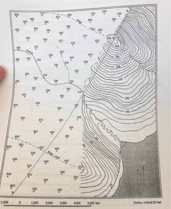 Exercise 4: The map area depicted on the next page is | Chegg.com