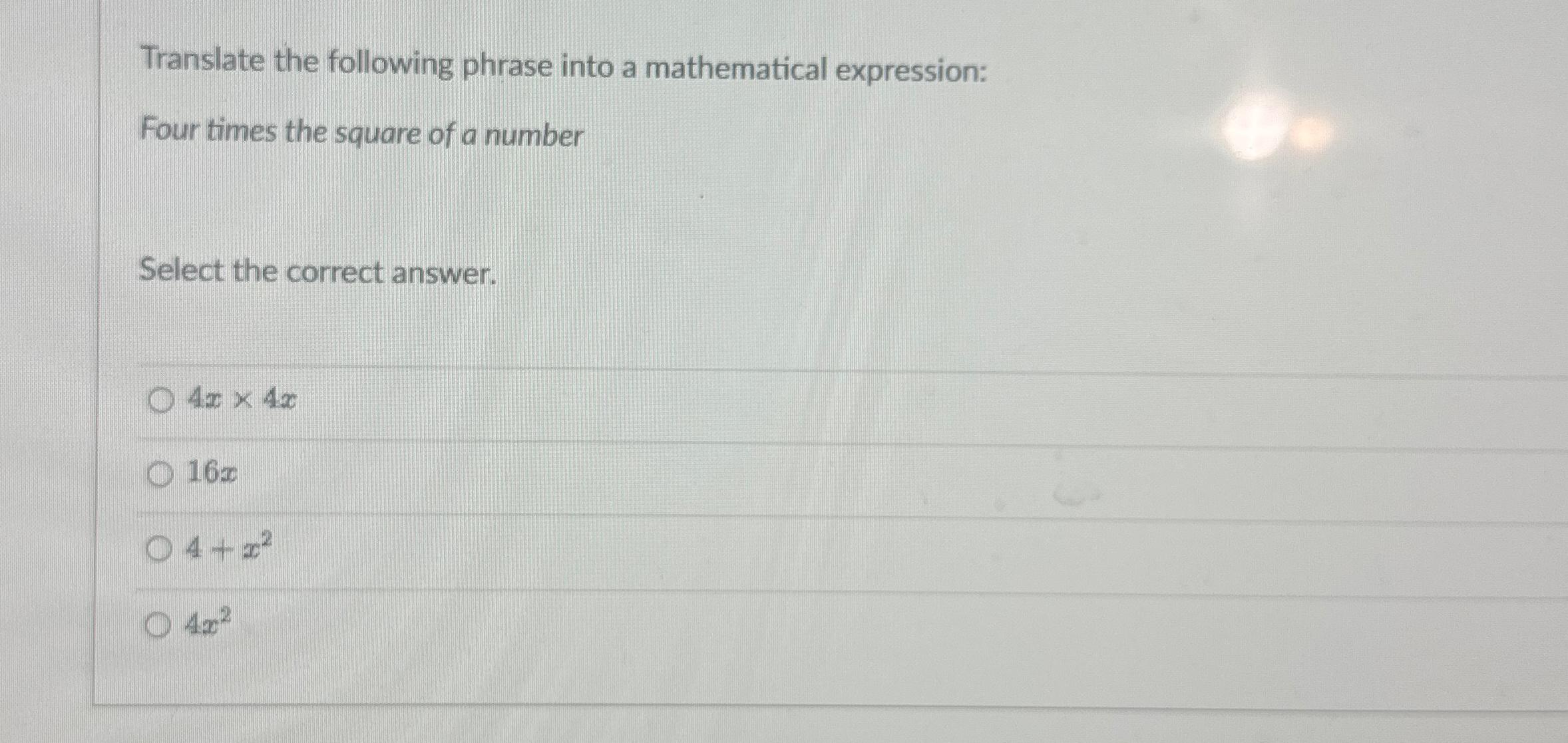 solved-translate-the-following-phrase-into-a-mathematical-chegg