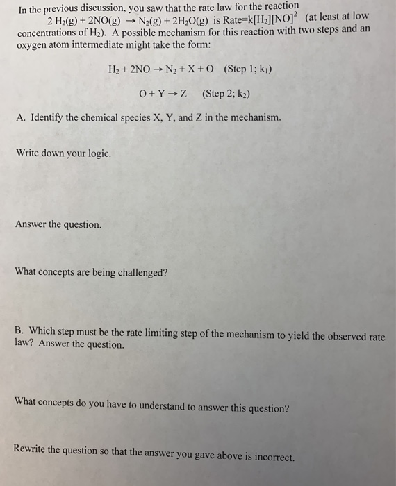 Solved In The Previous Discussion You Saw That The Rate Chegg Com