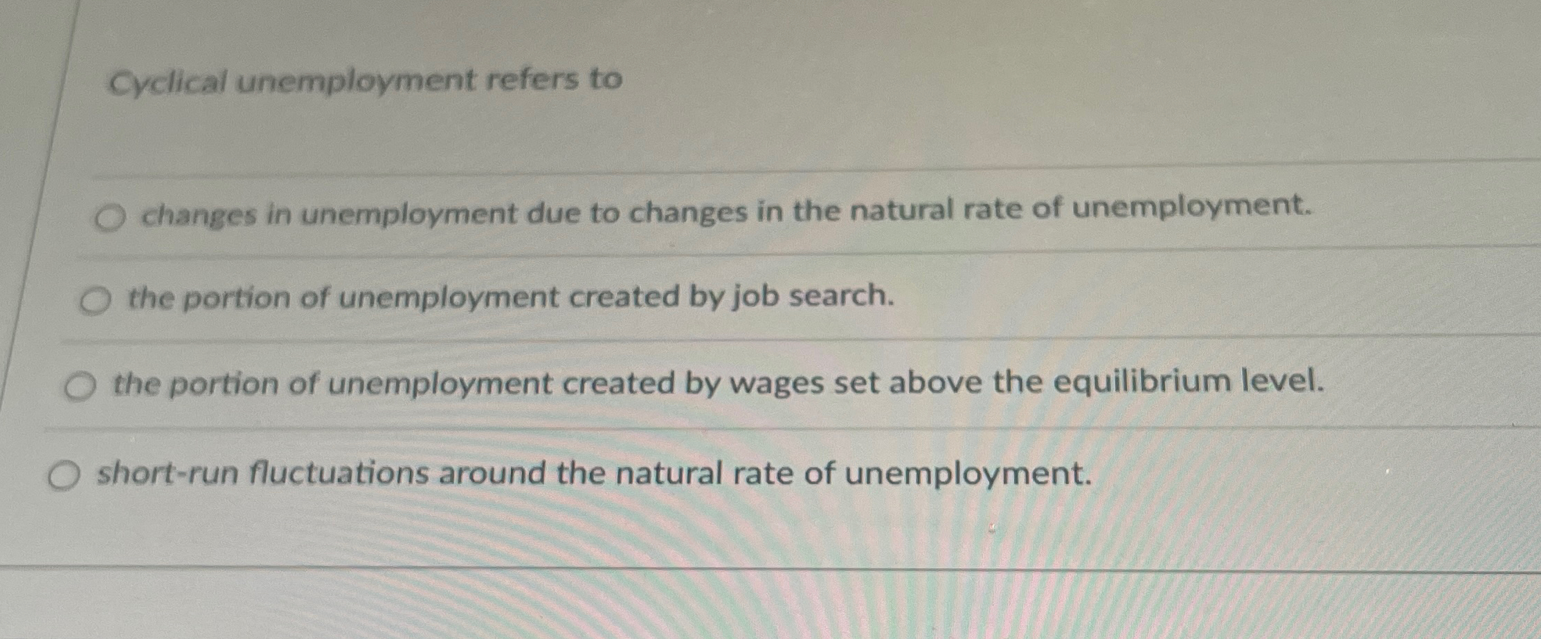the natural rate of unemployment changes over time because