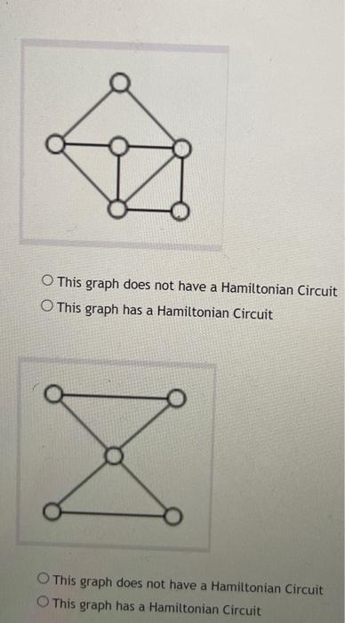 This graph does not have a Hamiltonian Circuit This graph has a Hamiltonian Circuit

This graph does not have a Hamiltonian C