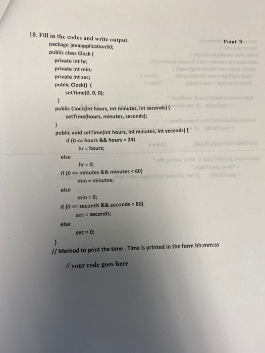 Solved package javaapplication30; import java.util."; public | Chegg.com