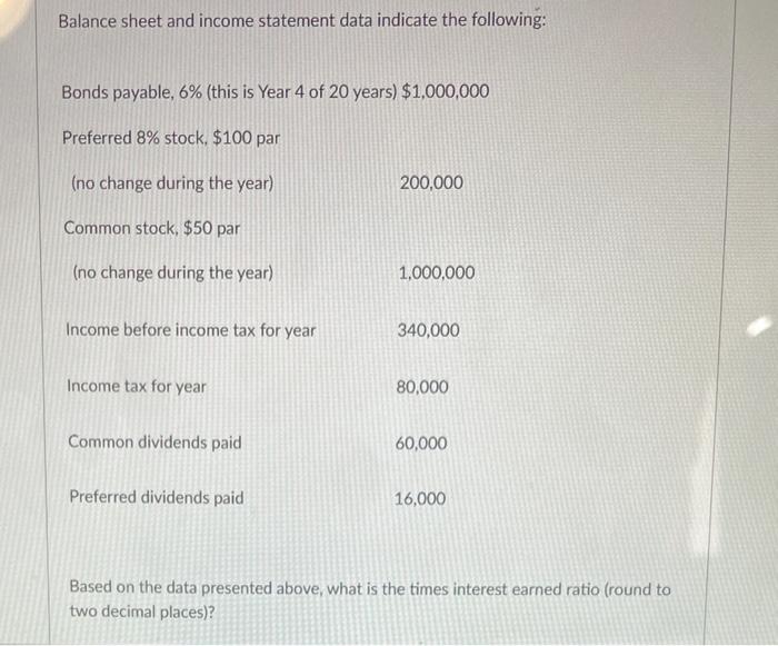 solved-balance-sheet-and-income-statement-data-indicate-the-chegg