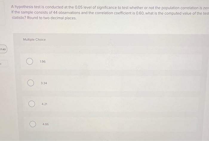 hypothesis test 0.01 level