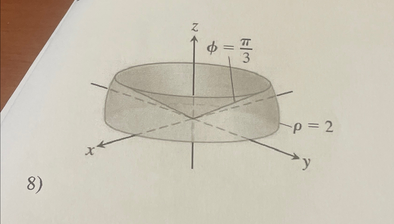 Solved Find The Volume Using Cylindrical Or Spherical 