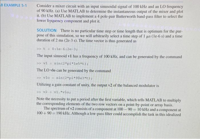 Solved MATLAB REQUIRED!! I Need Help With Part C-SSB. Part A | Chegg.com