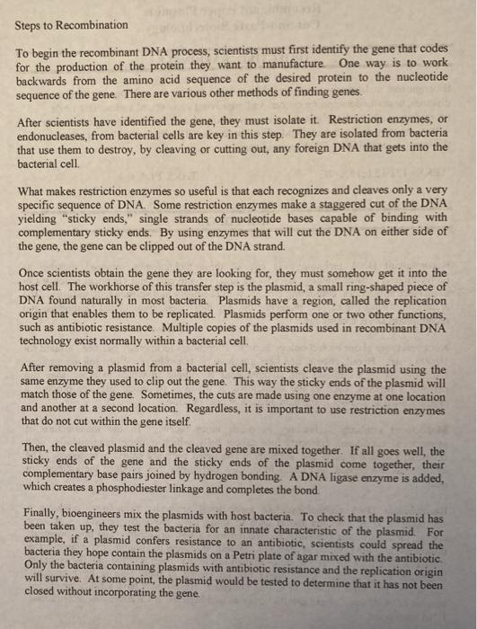 This activity is about modeling DNA. I'm