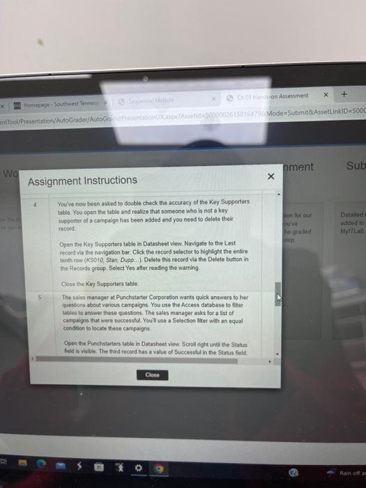 POSSIBLE TO SHOW EXAMPLE COM AND HAVE IT ACTUALLY ACCESS visual data 8
