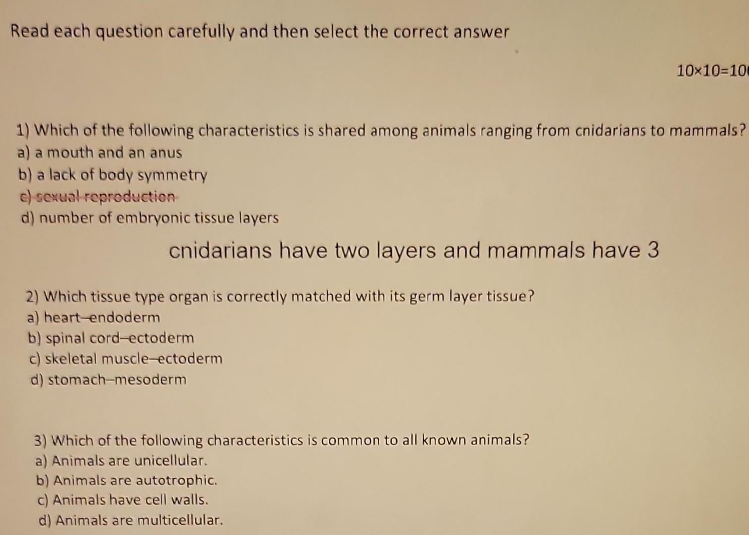 Solved Read each question carefully and then select the | Chegg.com
