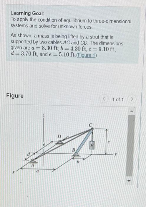 Solved Learning Goal: To apply the condition of equilibrium | Chegg.com