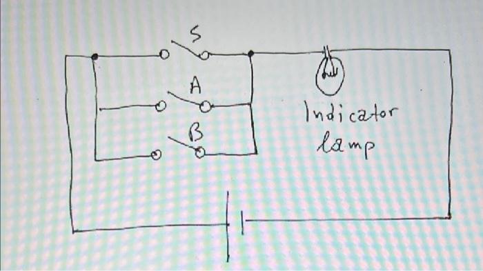 Solved 3) Three Switches, Namely S, A & B Control A Single | Chegg.com