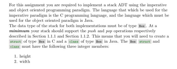 Solved For this assignment you are required to implement a | Chegg.com