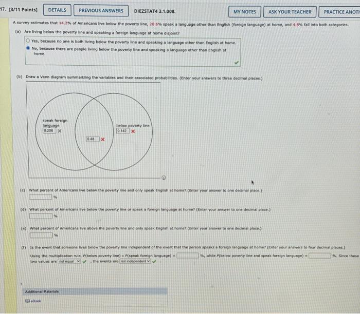 DIEZSTAT4 3.1.008. A survey estimates that 14,2% of | Chegg.com