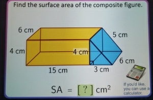 Solved Find the surface area of the composite | Chegg.com