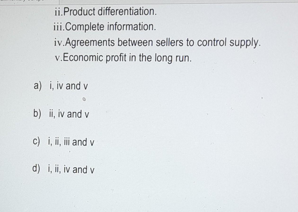 Solved Which Of The Following Characteristics Are NOT | Chegg.com