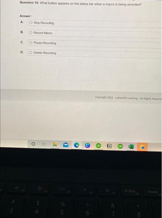 Solved Question 11 By Default What Does Excel Allow Users Chegg