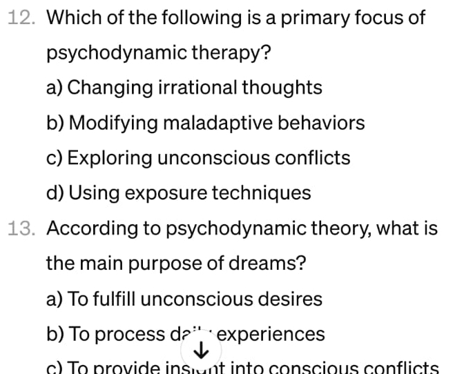 Solved Which of the following is a primary focus of | Chegg.com