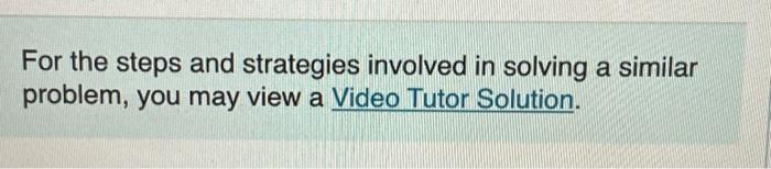 Solved For the steps and strategies involved in solving a | Chegg.com