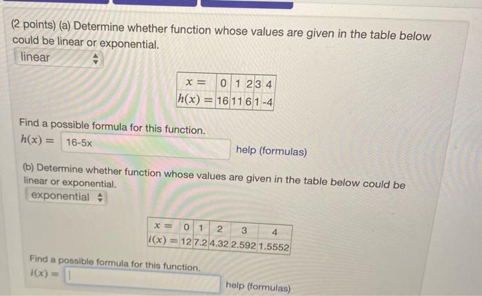 Solved (2 points) (a) Determine whether function whose | Chegg.com