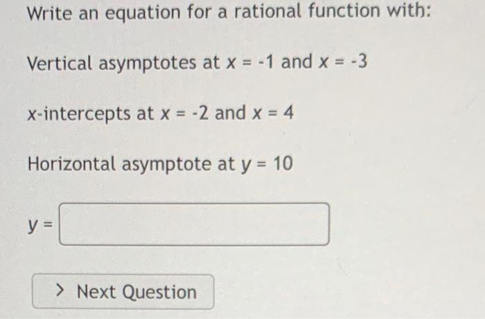 write the equation of the vertical asymptote