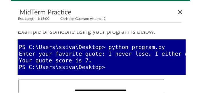 Solved Write a program that asks the user to enter their | Chegg.com