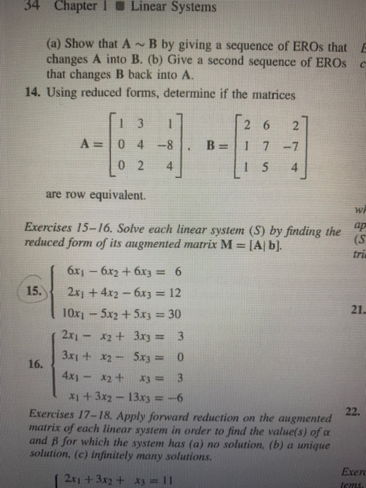 Solved EXERCISES 1.2 Exercises 1-8. State whether or not the | Chegg.com