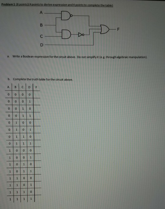 Solved Problem 1 (8 points (4 points to derive expression | Chegg.com