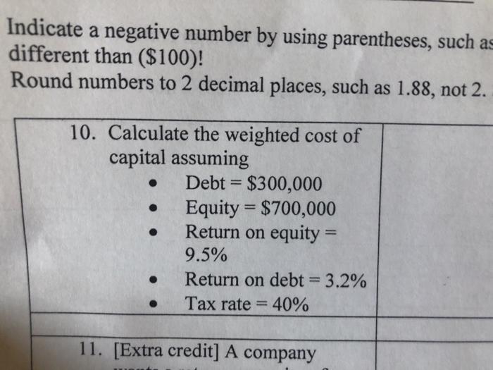 Solved Indicate a negative number by using parentheses, such | Chegg.com