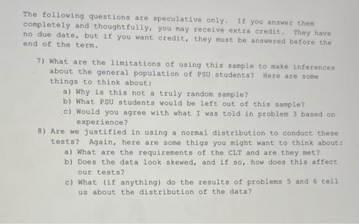 Solved Use this data to complete the following problems. | Chegg.com
