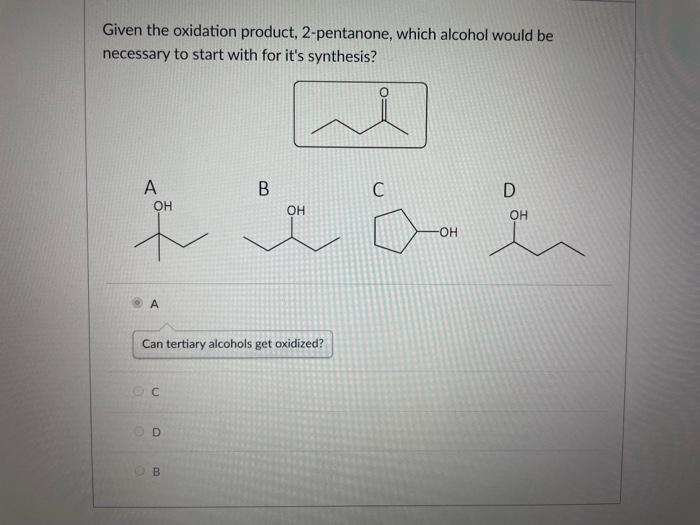 Solved Which molecule would be least soluble in water? A Is