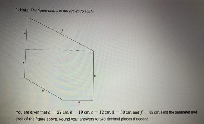 Solved 1. Note: The figure below is not drawn to scale. d | Chegg.com