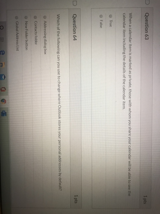 Solved Question 22 1 pts Which of the following statements | Chegg.com