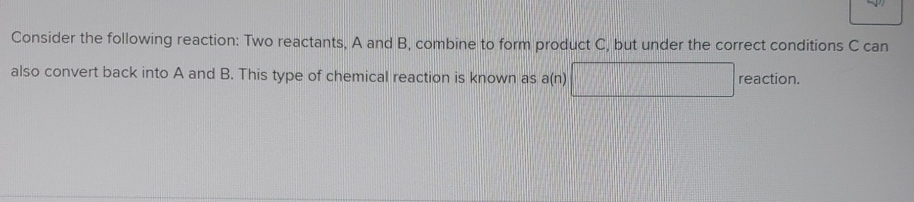 Solved Consider the following reaction: Two reactants, A and | Chegg.com