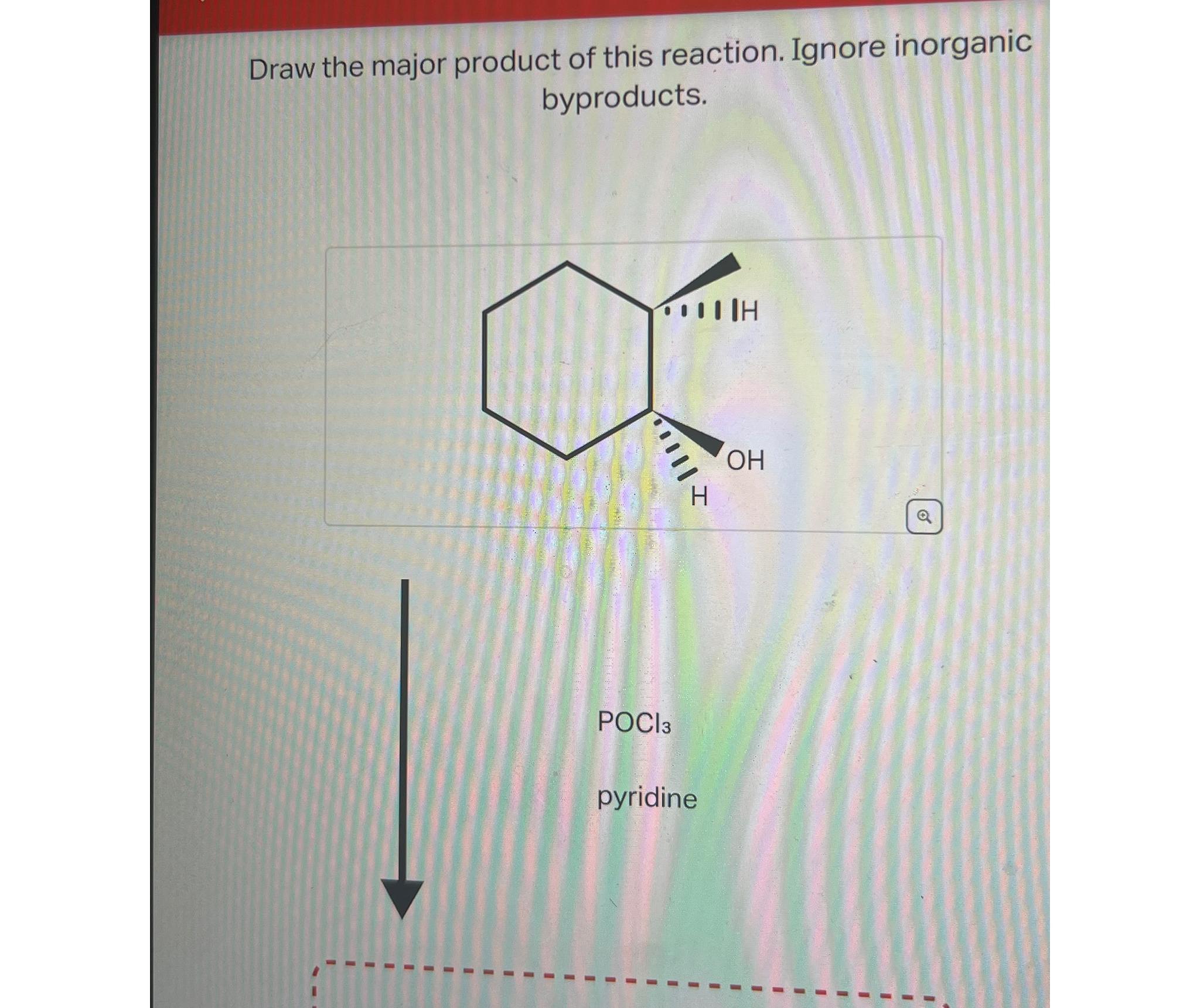 Solved Draw the major product of this reaction. Ignore | Chegg.com