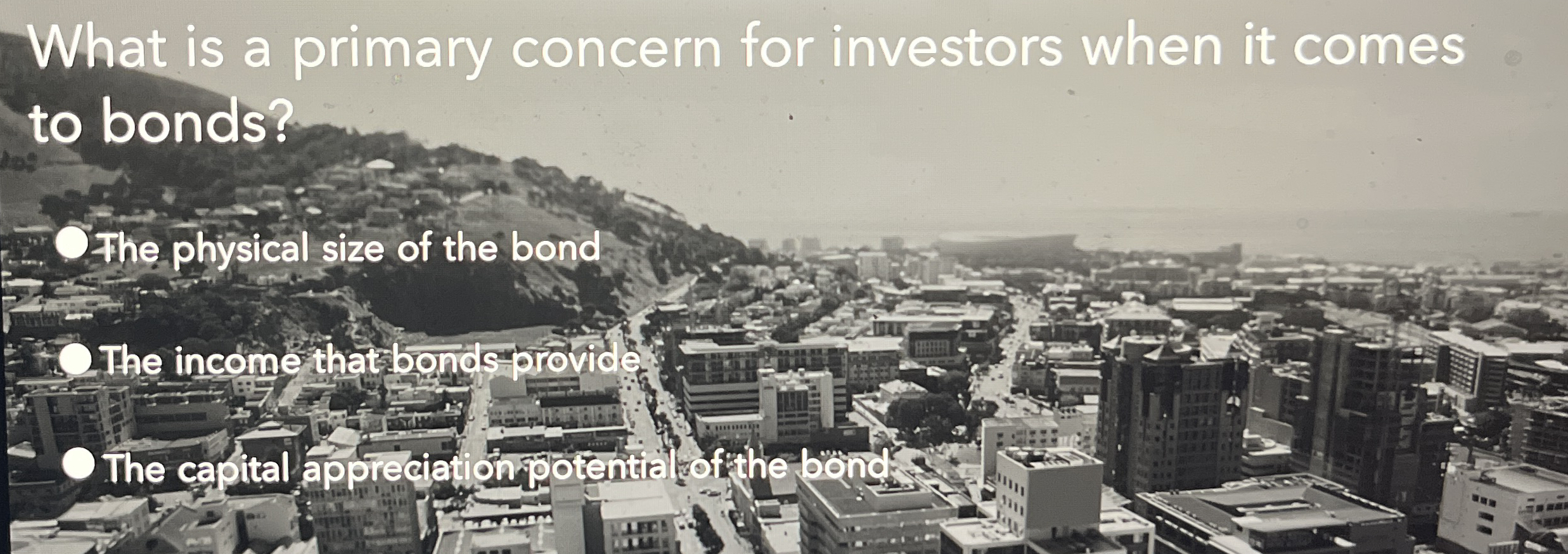 Solved What is a primary concern for investors when it comes | Chegg.com