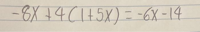 4x 6x 8 x 1 )= 14 4