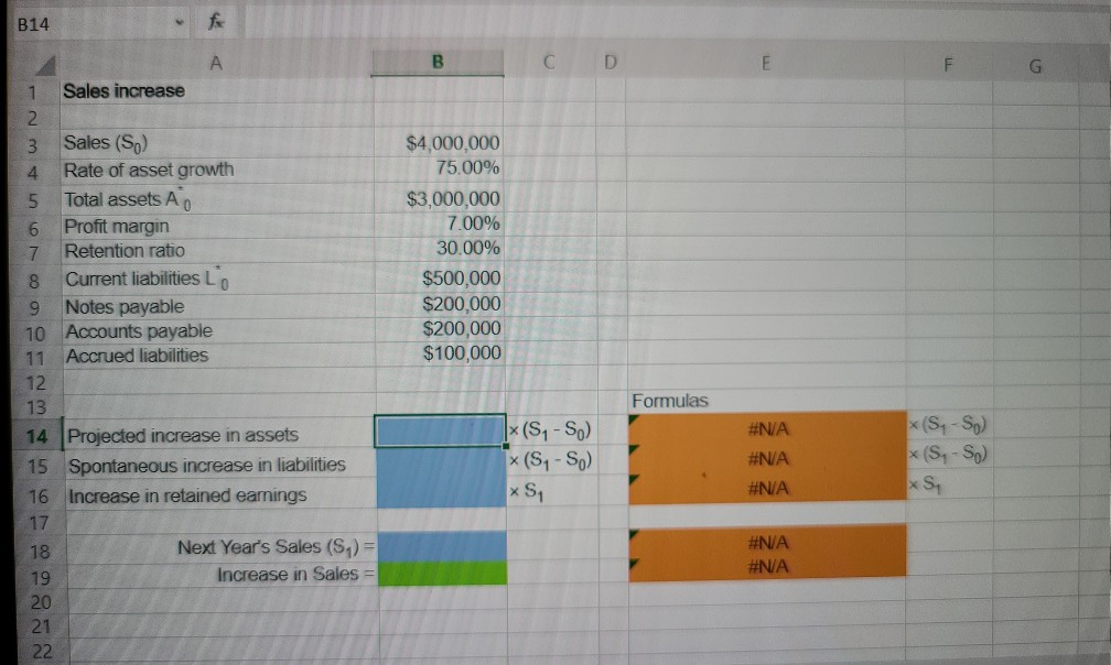 duidelijk Detecteren plank Solved Excel Online Structured Activity: Sales increase | Chegg.com