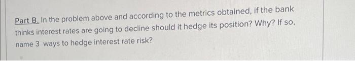 The following problem has two parts (A and B). Answer | Chegg.com
