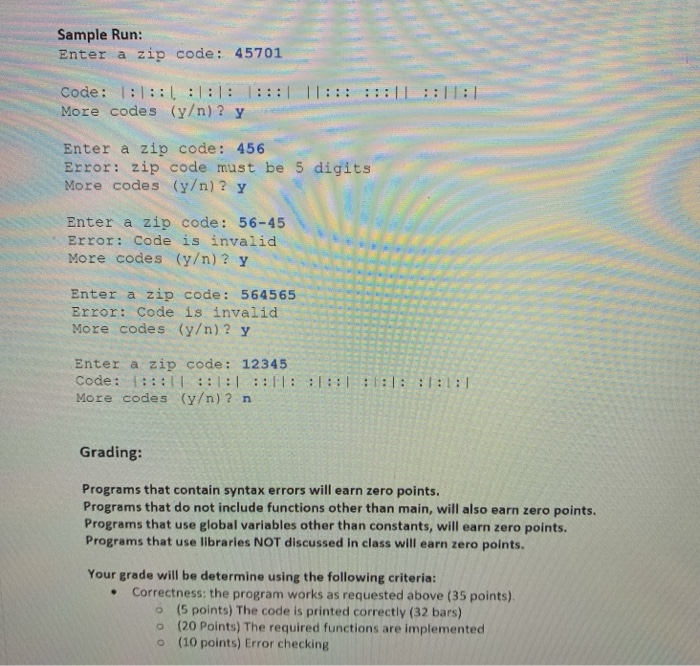 sample of us zip code